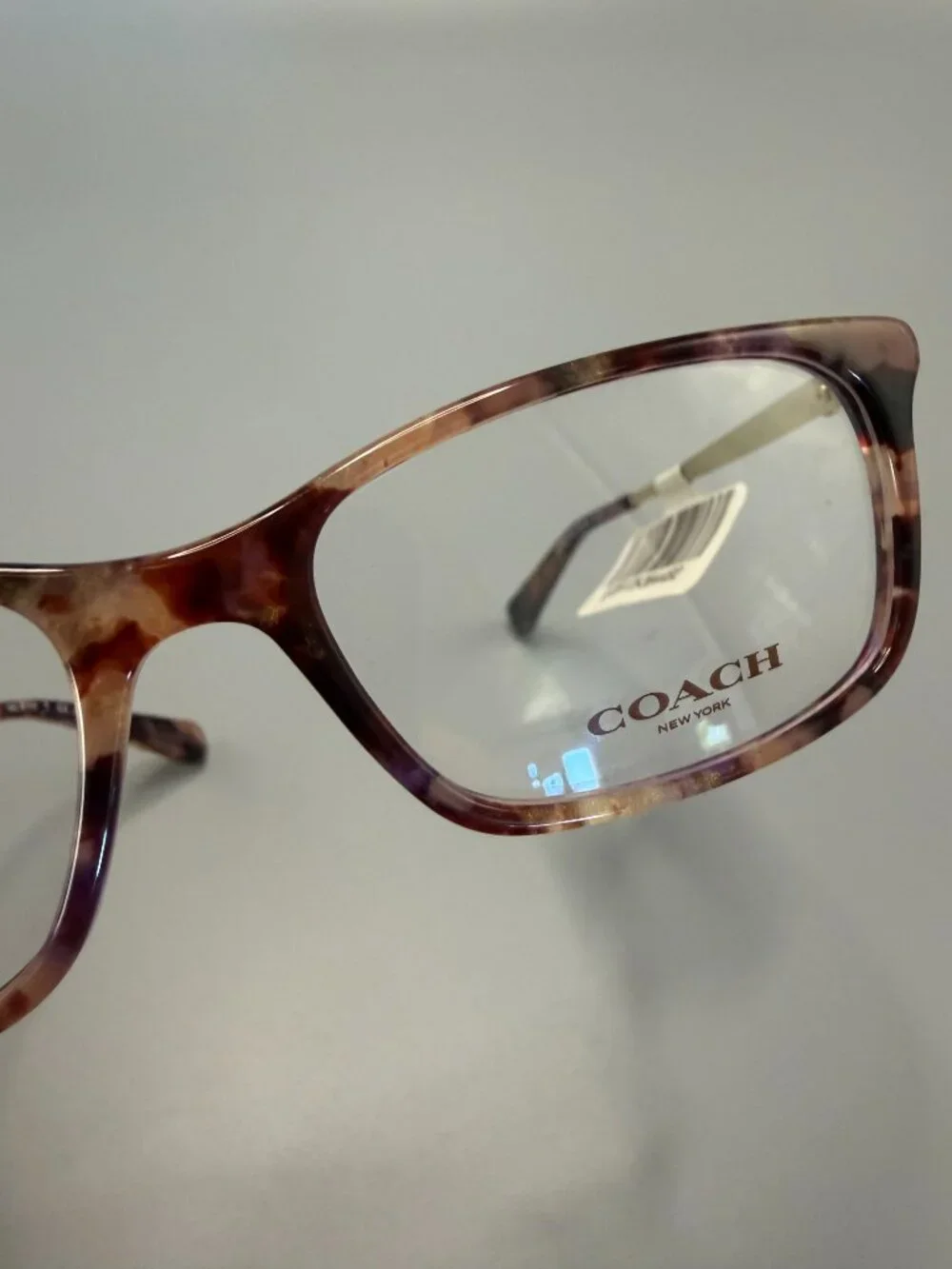 Coach HC6110 5739 Petal Tortoise Eyeglass Frames 52-16-140 New Demo